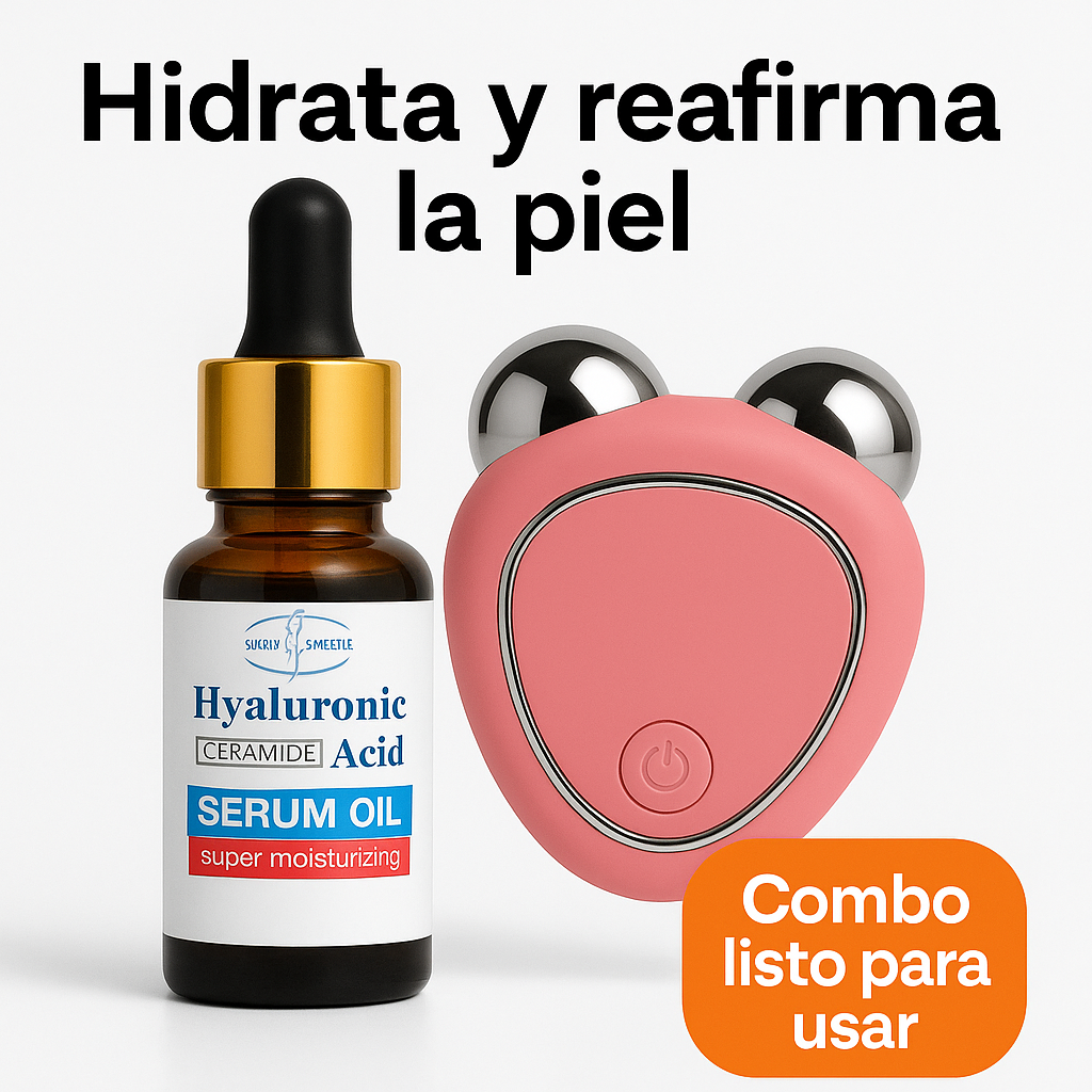 Masajeador Facial + Serum Ácido Hialuronico de REGALO!