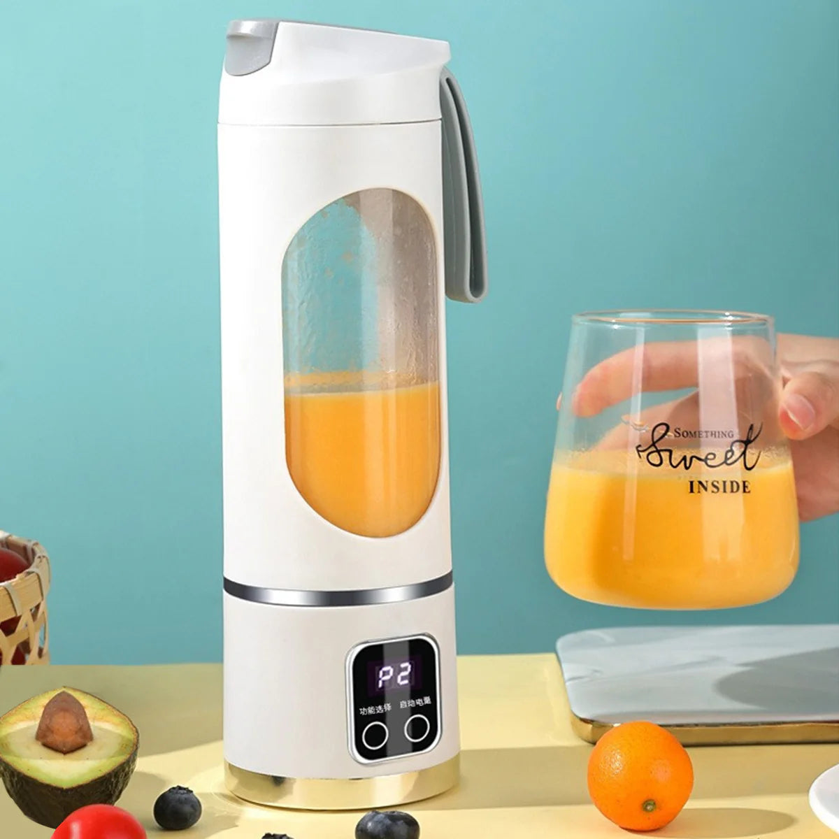 Licuadora Portatil Digital Inalambrica