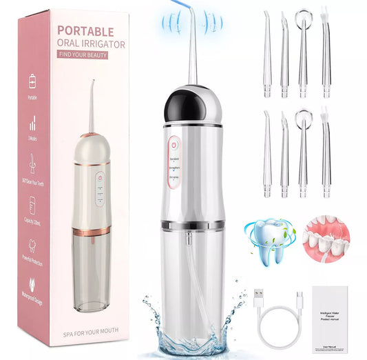 Irrigador Bucal Limpieza Profunda ┃CleanSmile™ + 4 Boquillas de REGALO!