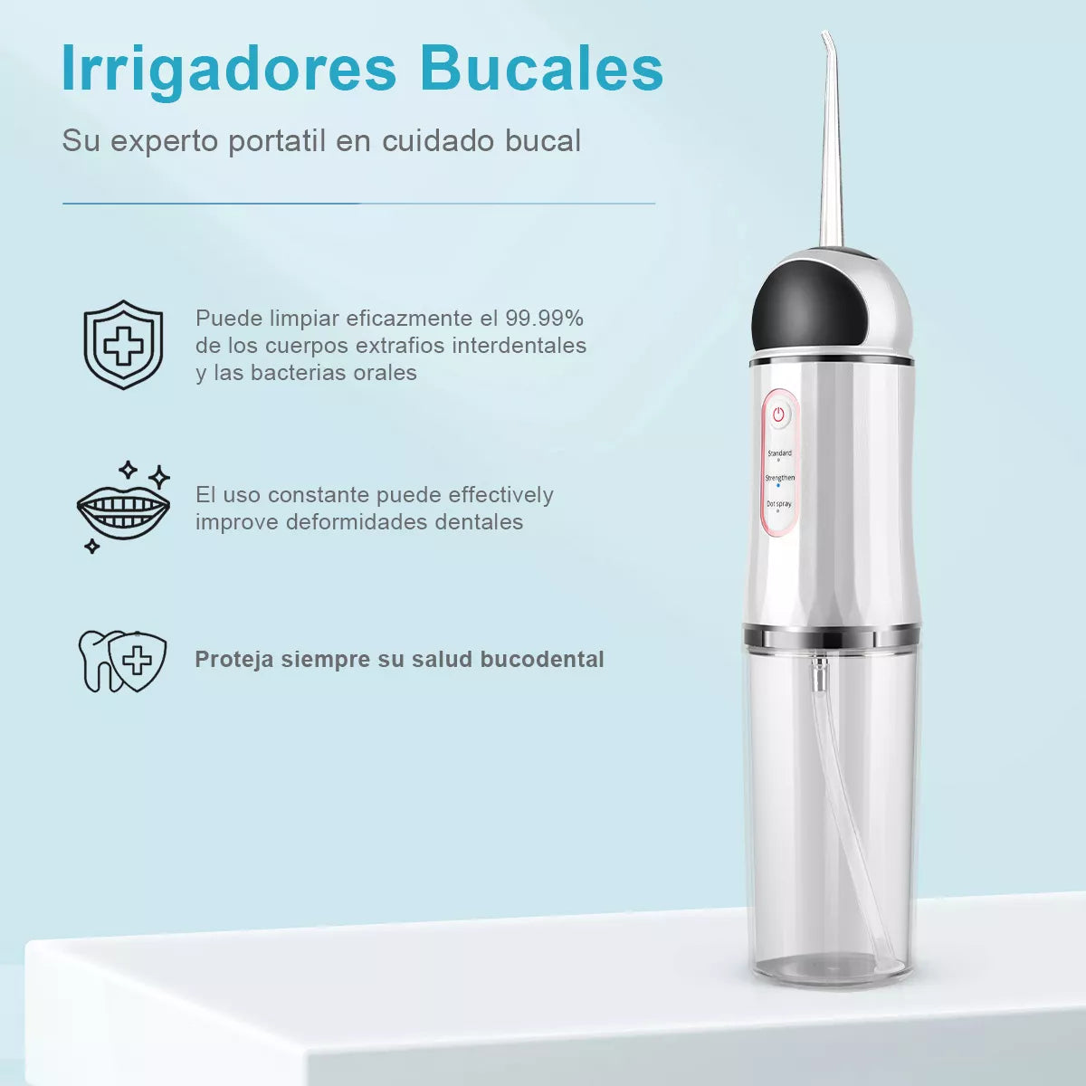 Irrigador Bucal Limpieza Profunda ┃CleanSmile™ + 4 Boquillas de REGALO!
