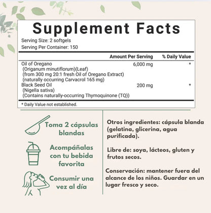 OIL OF OREGANO CAPSULA BLANDA