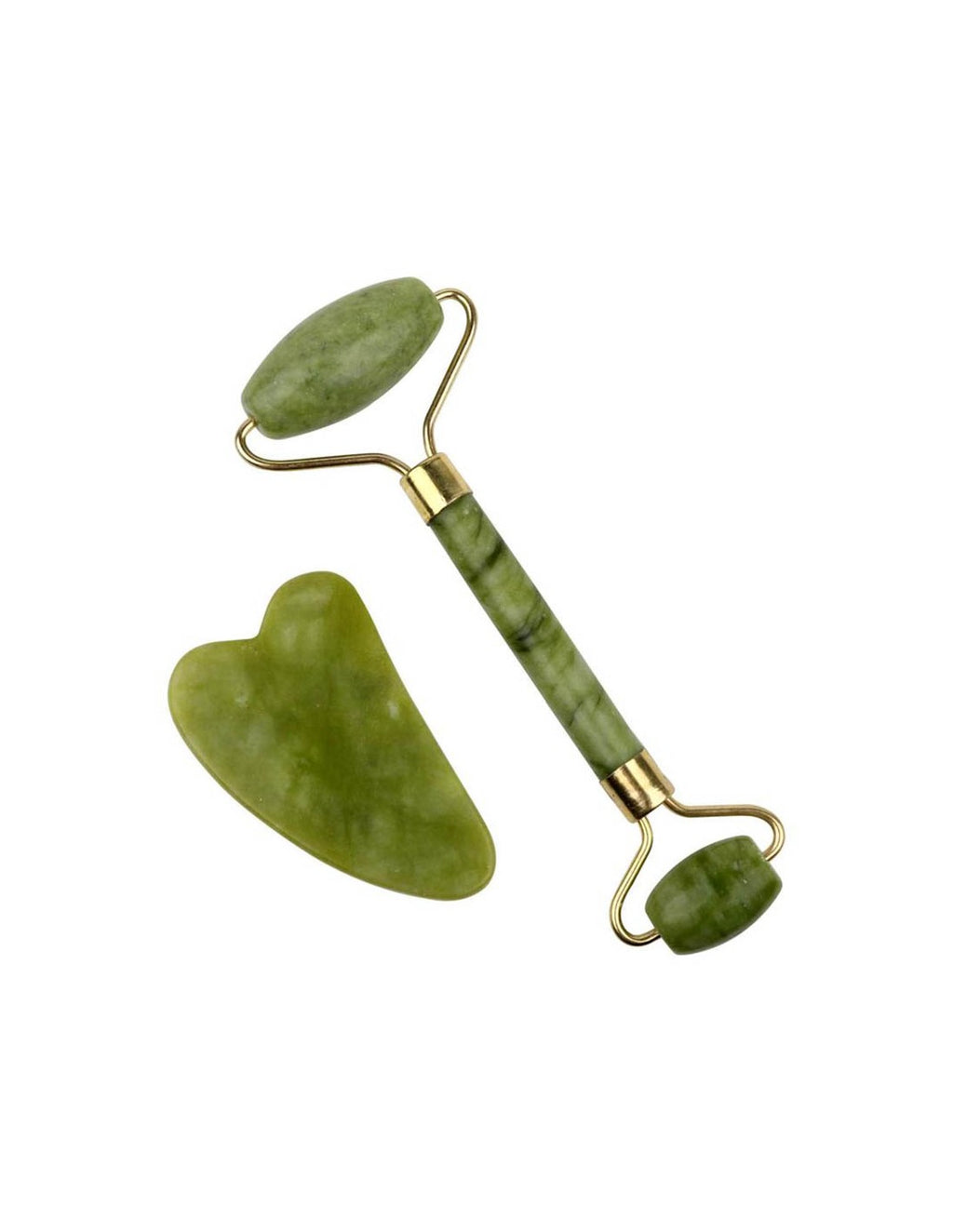 RODILLO FACIAL JADE + Piedra Gua Sha de REGALO!